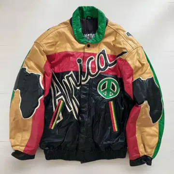 maziar 가죽 점퍼 빈티지 제프 해밀턴 아프리카