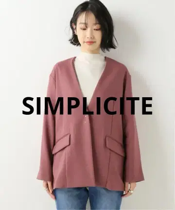 자켓 SIMPLICITE 프리 사이즈 핑크/485