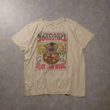 WOODSTOCK 우드스탁 페스티벌 밴드 T셔츠 반팔티 K151