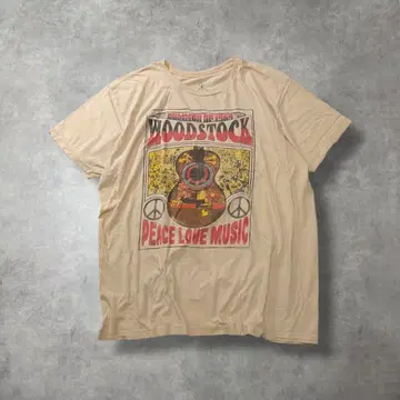 WOODSTOCK 우드스탁 페스티벌 밴드 T셔츠 반팔티 K151