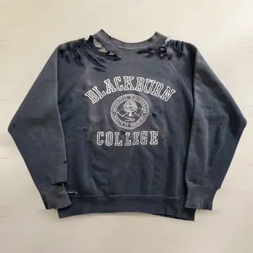 1960s 빈티지 맨투맨 칼리지 스누피