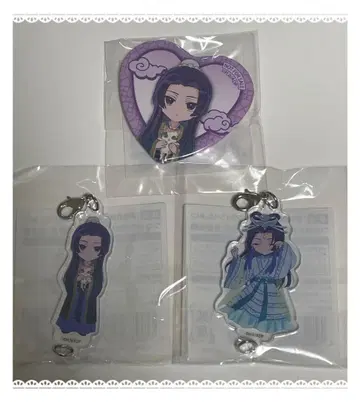 약사의 혼잣말 제비뽑기당 진시 하트 캔뱃지 이어지는 아크릴 참