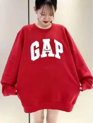GAP 트레이닝복 빨간색