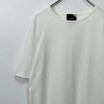 ATON 라운드 헴 티셔츠