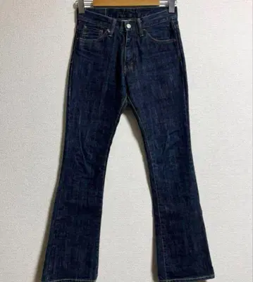 BURGUS PLUS Lot.650 부츠컷 플레어 데님 다크 네이비