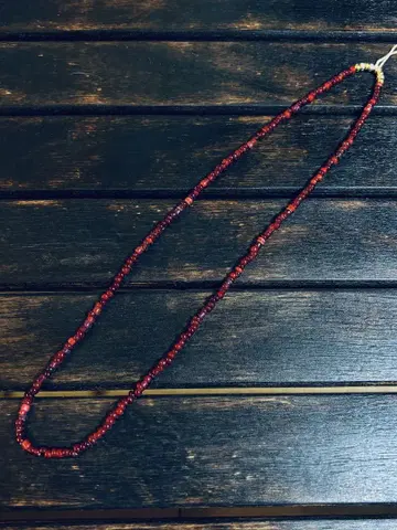 [ 즉시 완판 아이템 ] 초레어 극혈빨강 앤티크 비즈 화이트하트