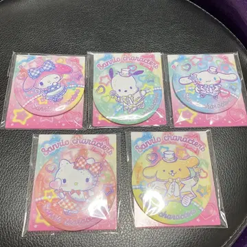 세븐일레븐 산리오 x 오리지널 캔 거울 전 5종 컴플리트 세트