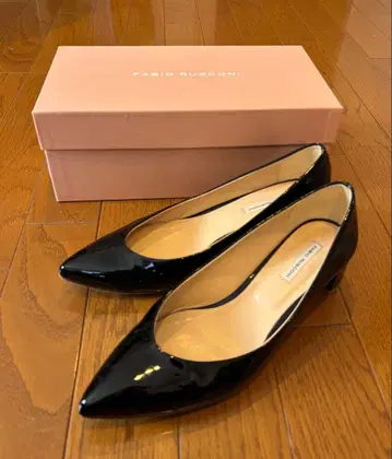 파비오 루스코니 에나멜 펌프스 사이즈 38 1/2 (25cm)