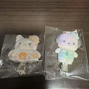 시크릿 앞머리 클립 하나마루 유령 포차코