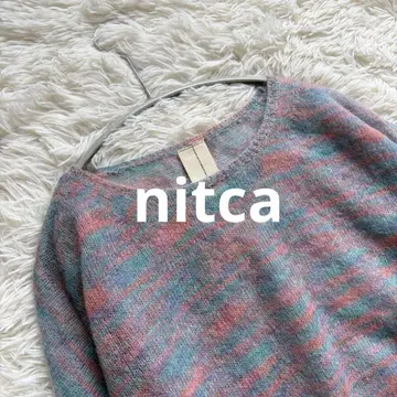 nitca 니토카 모헤어 혼방 그라데이션 니트 풀오버 앙비텍스