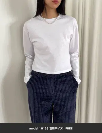 Didot.showroom 크롭 기장 두꺼운 소재 롱 T