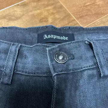Asapmode 그레이 데님 팬츠