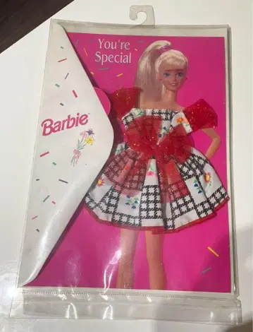 레어 You're Special 바비 의상 카드 봉투입