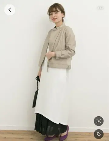 인조 가죽 라이더 자켓 그레이지 사이즈 36