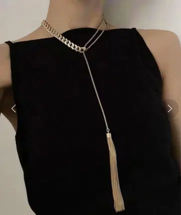 Ameri CHAIN FRINGE NECKLACE
