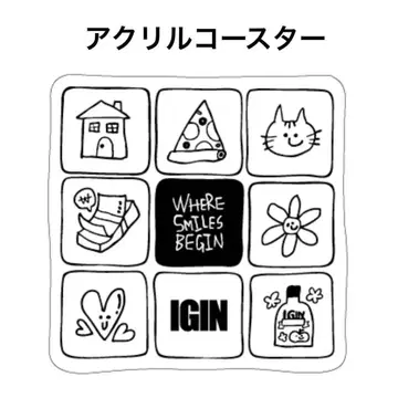 IGIN jin bts 아이긴 POPUP 굿즈 아크릴 코스터