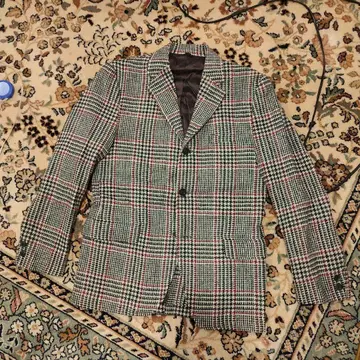 미국제 60s 50s 빈티지 아이비 체크 무늬 테일러드 자켓