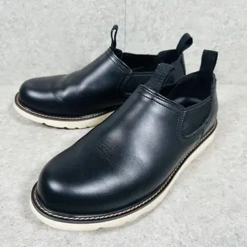 Schott 샷 트윈 사이드 고어 로우 레더 부츠 블랙 26cm