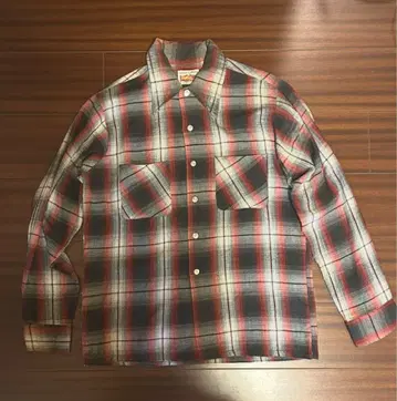 60s 70s 빈티지 레이온 셔츠 옴브레