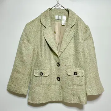 [ EMMA JAMES ] 트위드 자켓 [ M ] 여성용 고급 숏 기장