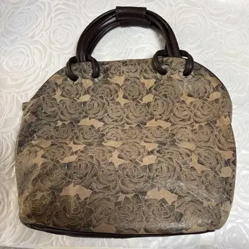 로즈 패턴 핸드백