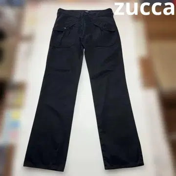zucca 블랙 워크팬츠/카고팬츠
