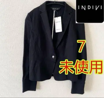 미사용 택 포함 [INDIVI] 사이즈 7 손세탁 가능 테일러드 자켓