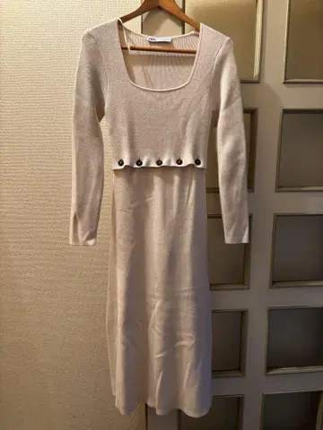 ZARA, 니트 원피스, 긴팔, 롱 원피스