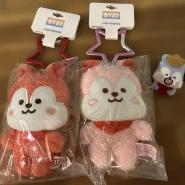 BT21 MANG 5주년 기념 레인보우 컬러 마스코트