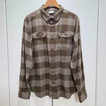 컬럼비아 플란넬 셔츠 플란넬 셔츠 체크 셔츠 XL