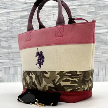 레어 U.S.POLO ASSN 2WAY 숄더 스트랩 A4 사이즈