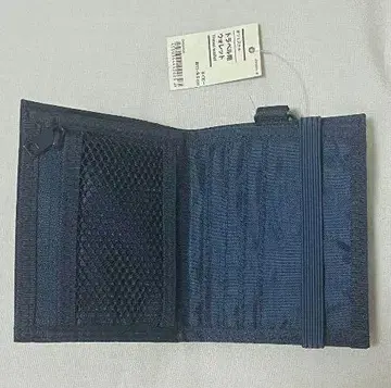 택 포함 새상품 무인양품 트래블용 지갑 네이비 단종품 택 포함