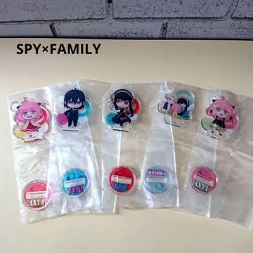 SPY x FAMILY 아크릴 스탠드 5개 세트