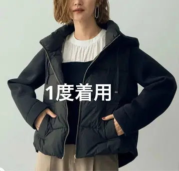 YECCA VECCA 예카베카 충전솜 x 컷 본딩 ZIP 후디