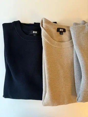 [ 3벌 세트 ] UNIQLO 남성용 니트
