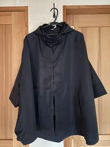 IENA 판초 코트 (블랙)
