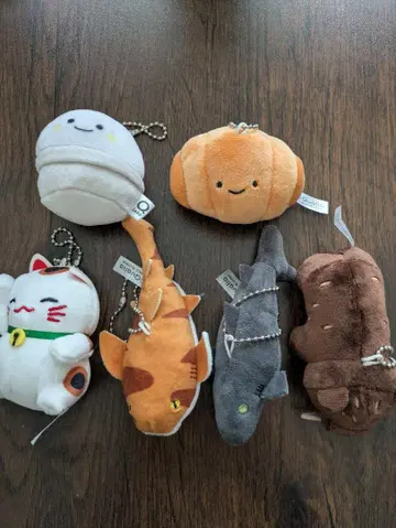 봉제 인형 키링 세트