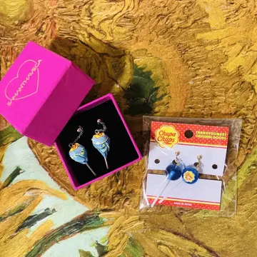 [최종 가격 인하] 츄파춥스 굿즈 세트 사만사 콜라보 액세서리 귀걸이