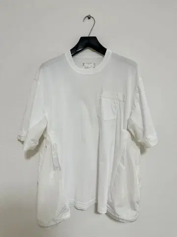 sacai 2024SS Cotton Jersey T-Shirt