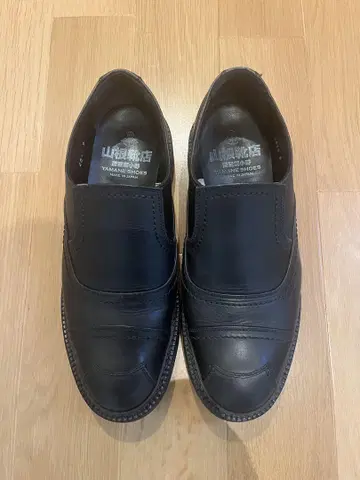 YAWANE 야마네 신발 가게 레일맨 블랙 키프 가죽 상태 좋음 새상품급