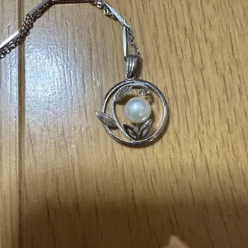실버 925 펄 목걸이
