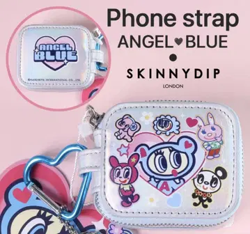SKINNYDIP 메조 피아노 엔젤 블루 이어폰 케이스