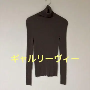 갤러리 비 리프 터틀 니트 모카 브라운