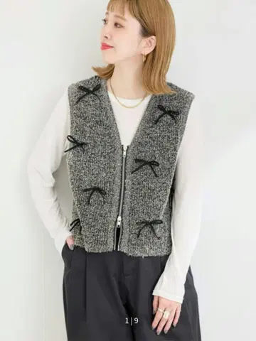 [ 새상품 ] B.C STOCK 리본 모티브가 달린 베스트