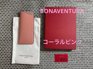 컨디션 최상 BONAVENTURA 코랄 핑크 안경 케이스