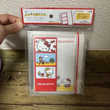 새상품 키티 씰북 씰 바인더 산리오 Sanrio 스키피타