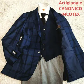 INCOTEX 카노니코 셋업 쓰리피스 베스트 이탈리아제 원단
