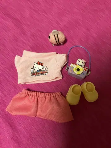 라부부 labubu 키티 의류 5세트 미사용 새상품