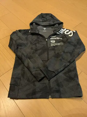 DESCENTE MOVE SPORT 카모플라쥬 후드티 S 사이즈