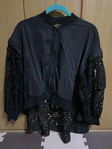 RISLEY 블랙 레이스 자켓